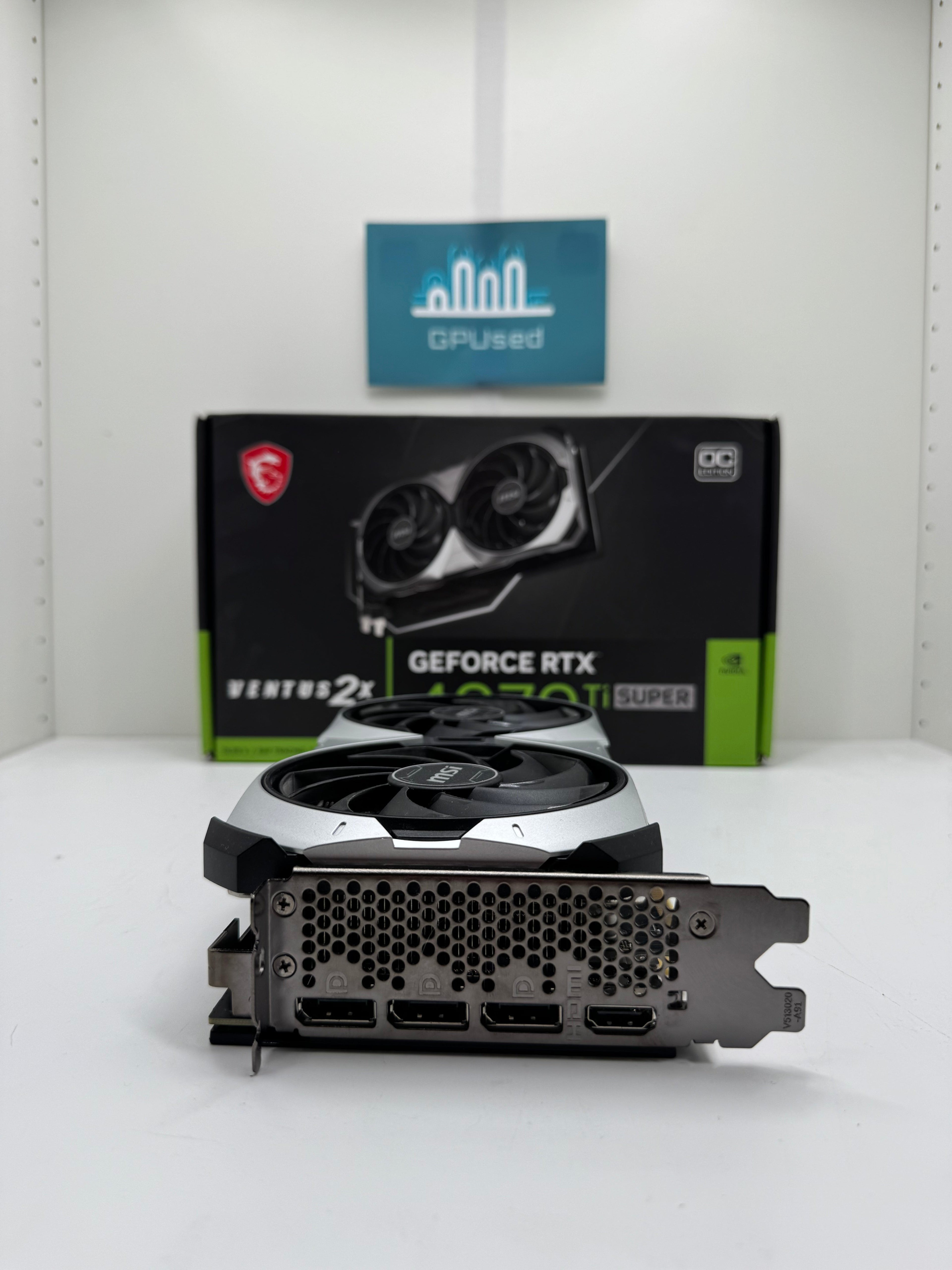 MSI Nvidia GeForce RTX 4070 Ti Super Ventus 2X 16GB GDDR6X - A - Premium Edition