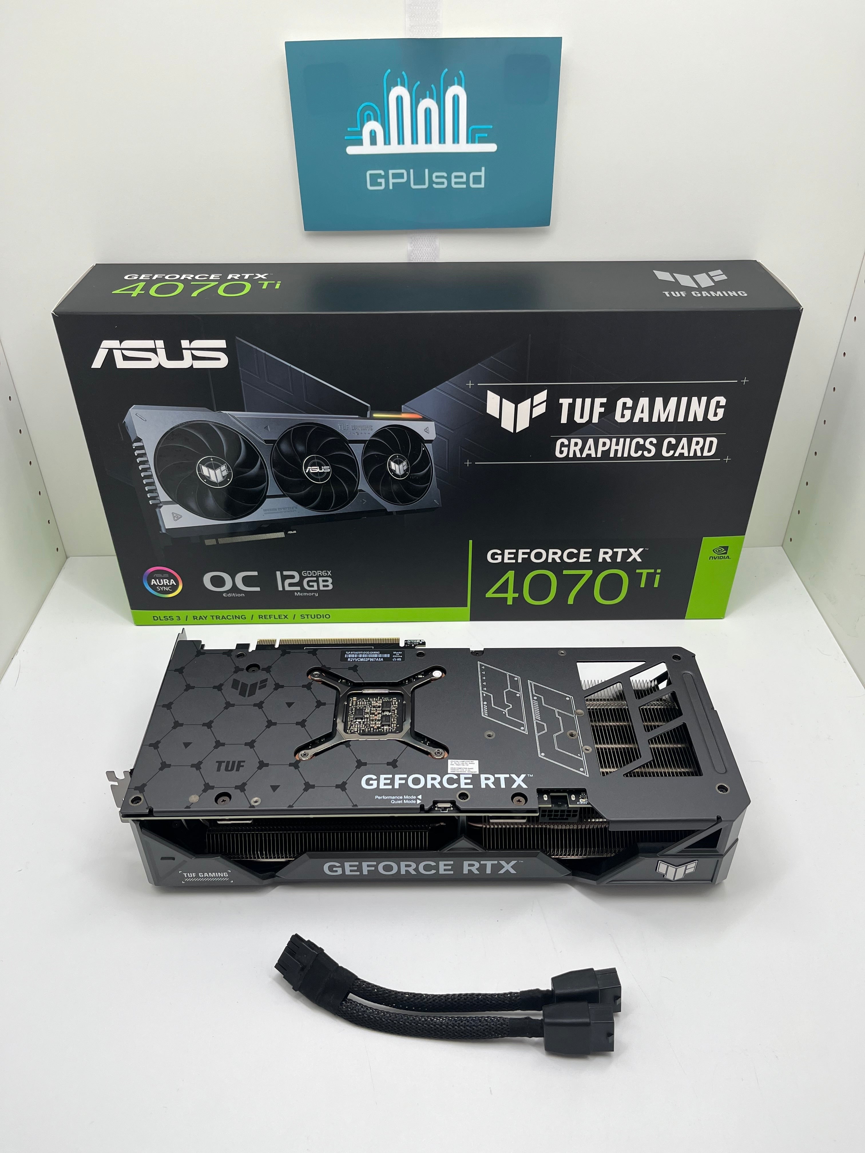 ASUS Nvidia GeForce RTX 4070 Ti Tuf 12GB GDDR6X - A - Premium Edition