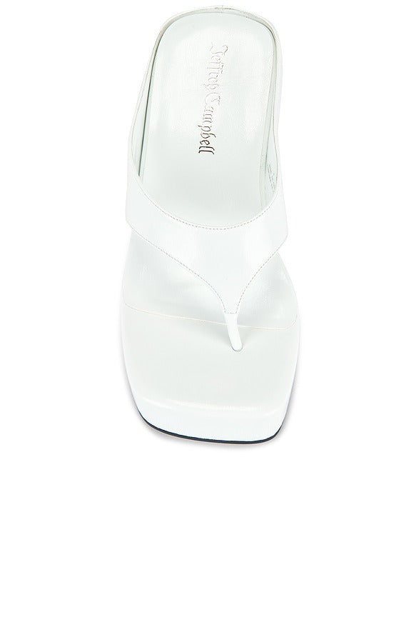 Go Off Sandal in White