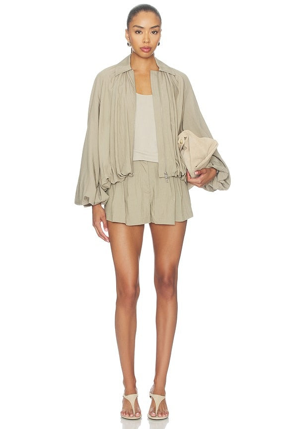 Matilda Jacket in Grey Olive