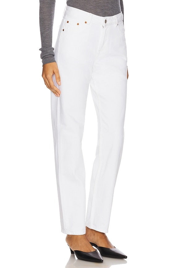 Arch Straight Leg Jeans in White