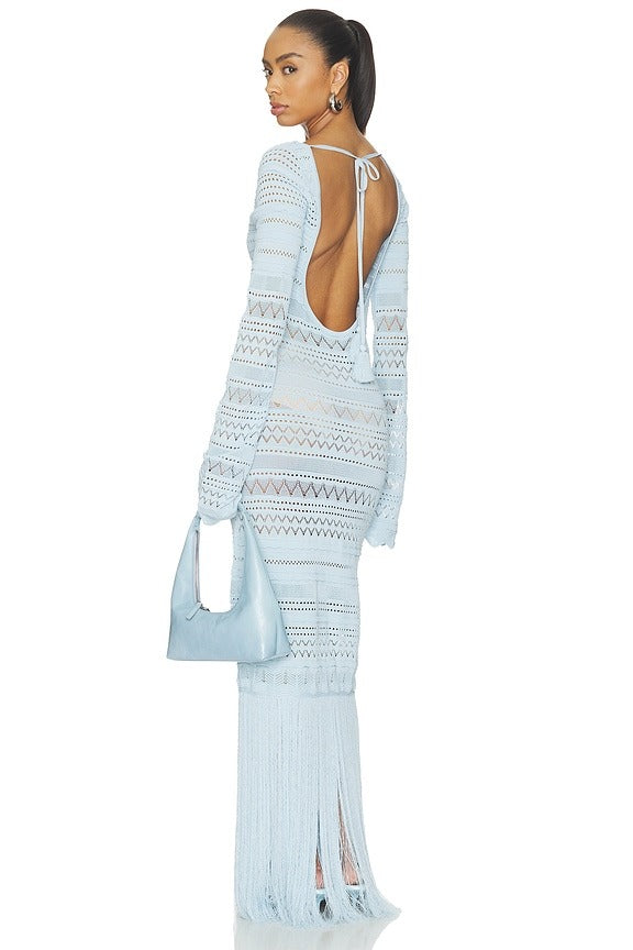 Uma Dress in Celeste