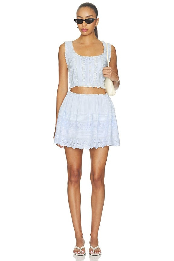 Sani Skirt in Blue Finch