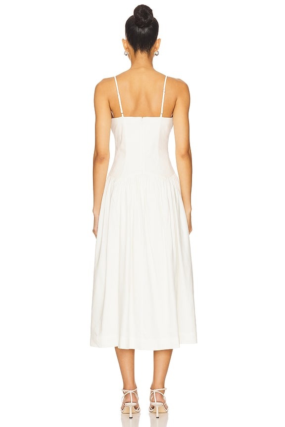 Sky Midi Dress in Ivory