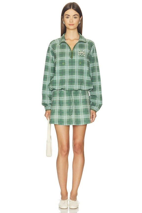 Clyde Skirt in Fairway Plaid