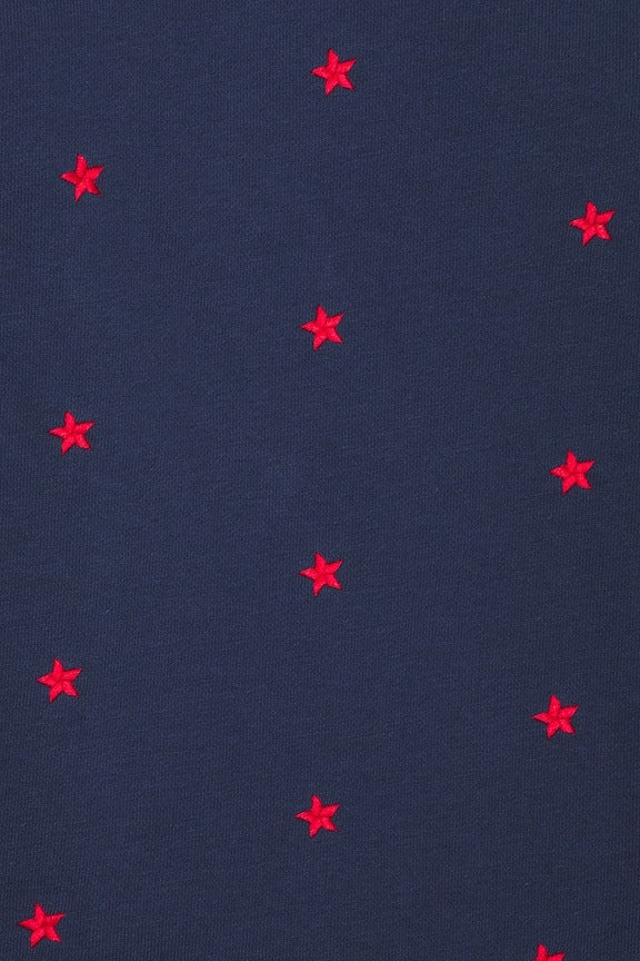 Devyn Oversized Sweatshirt in Star Spangled
