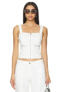 Levi Cargo Top in White