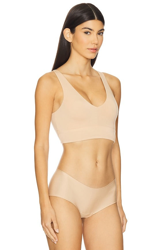 Butter Comfy Bralette in Beige