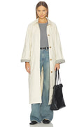 Sara Trench Coat in Beige