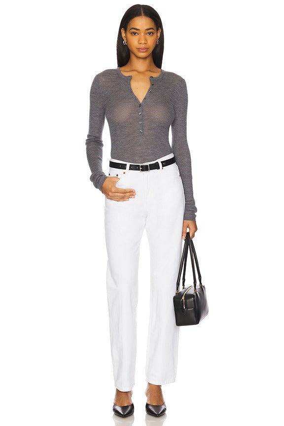 Arch Straight Leg Jeans in White
