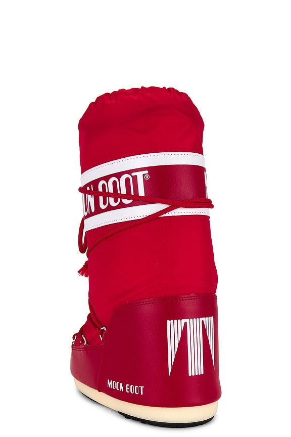 Icon Nylon Boot in Red