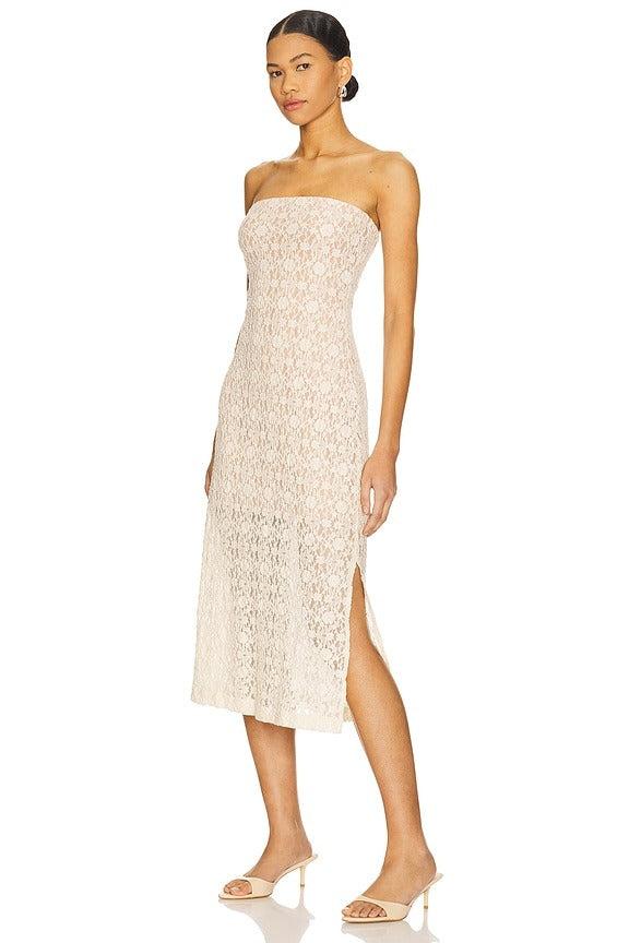Castela Dress in Bone