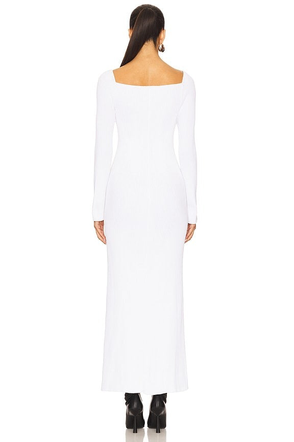 Kate Long Dress in White