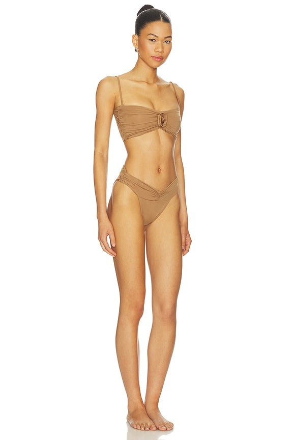 Nimys Bikini Set in Bronze Brown