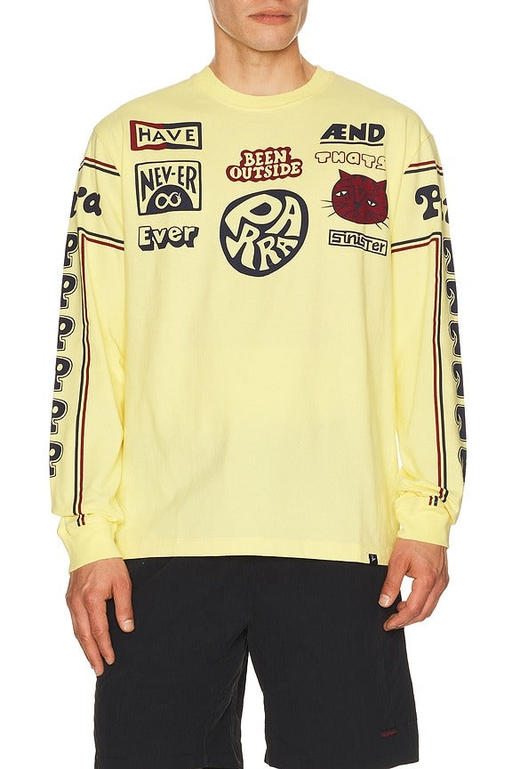 Never Sinister Long Sleeve T-Shirt in Yellow