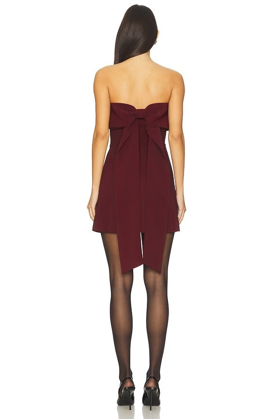 Juno Dress in Burgundy