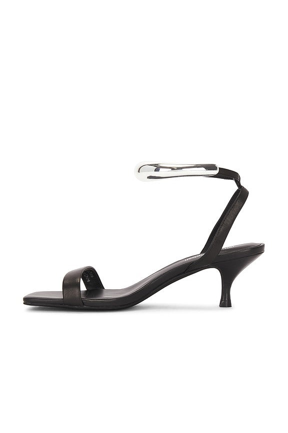 Decor Sandals in Black Silver