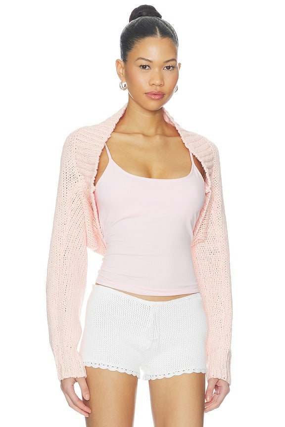 Opal Shrug in Silver Peony