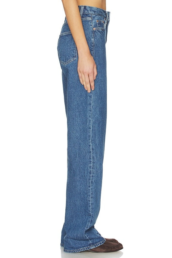 Echo Straight Leg in Bay Mid Retro