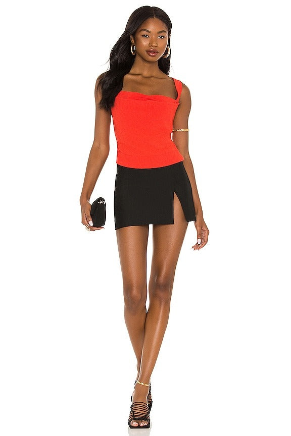 Micro Mini Skirt in Black