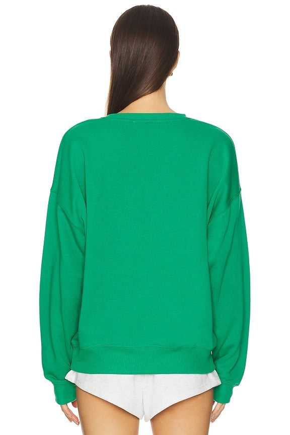 Devyn Oversized Sweatshirt in Frosted Fir