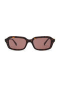 Rectangular Sunglasses in Havana & Brown