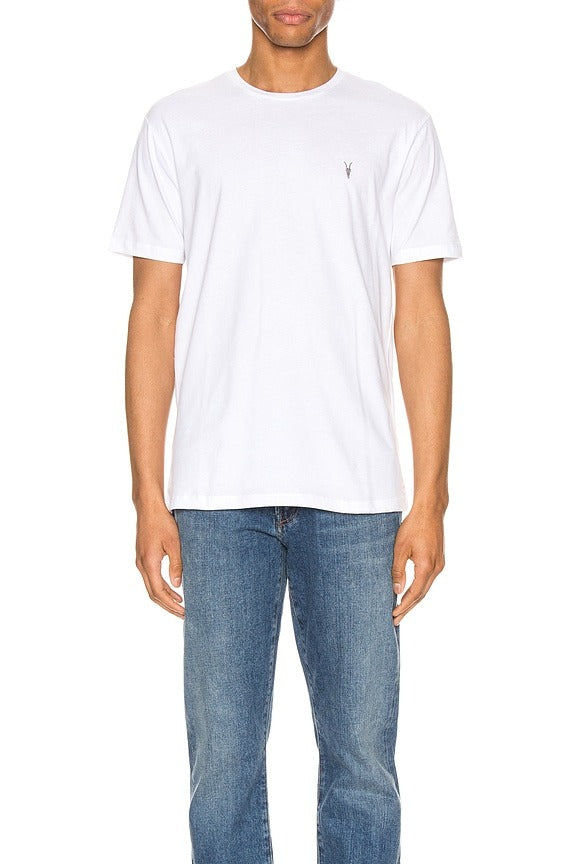 Brace Tonic Crew Tee in Optic White