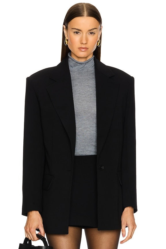 Adina Blazer in Black