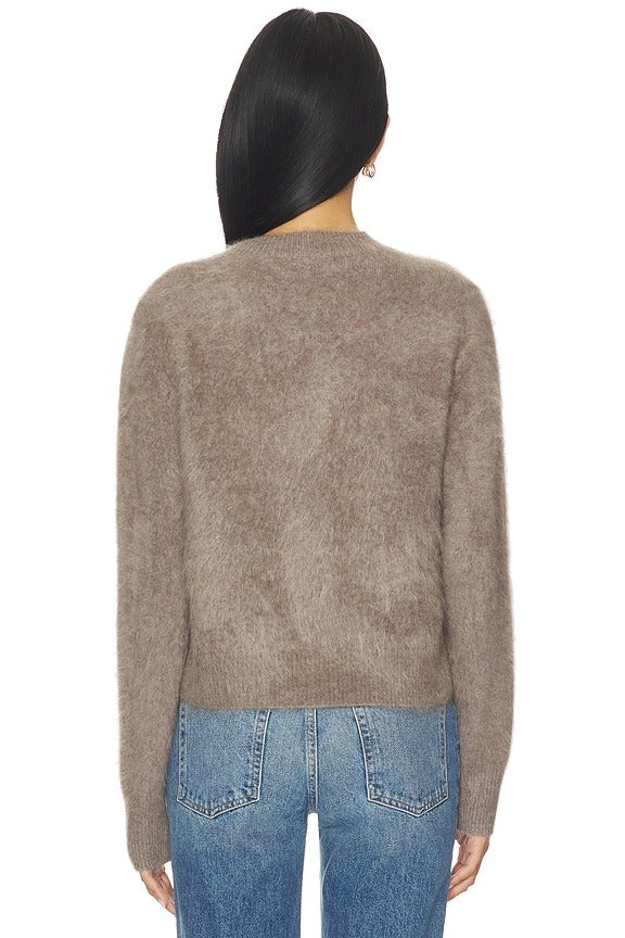 Azalea Cardigan in Truffle Brushed