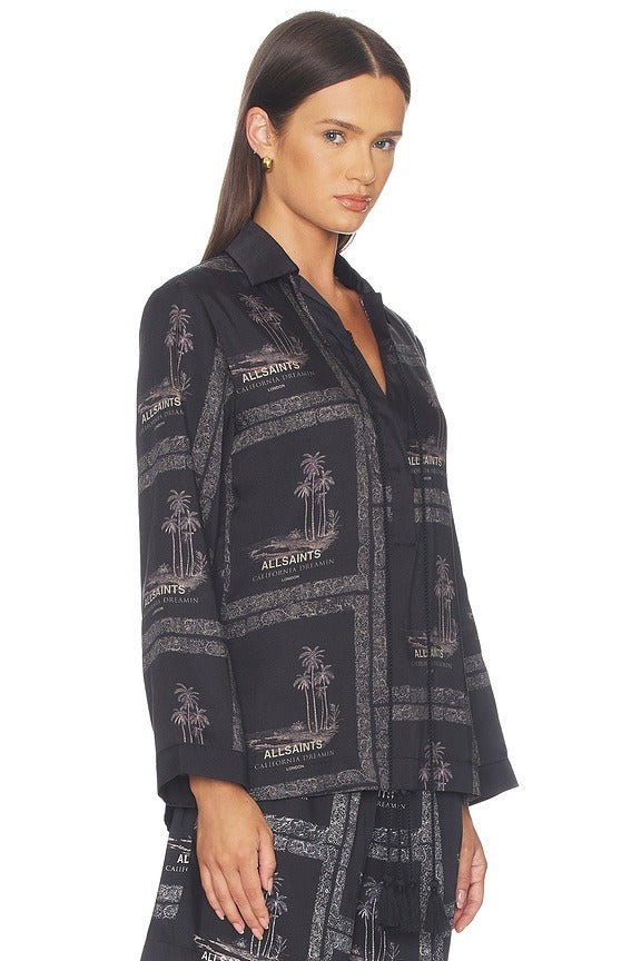 Lettie Shirt in Waimea Black