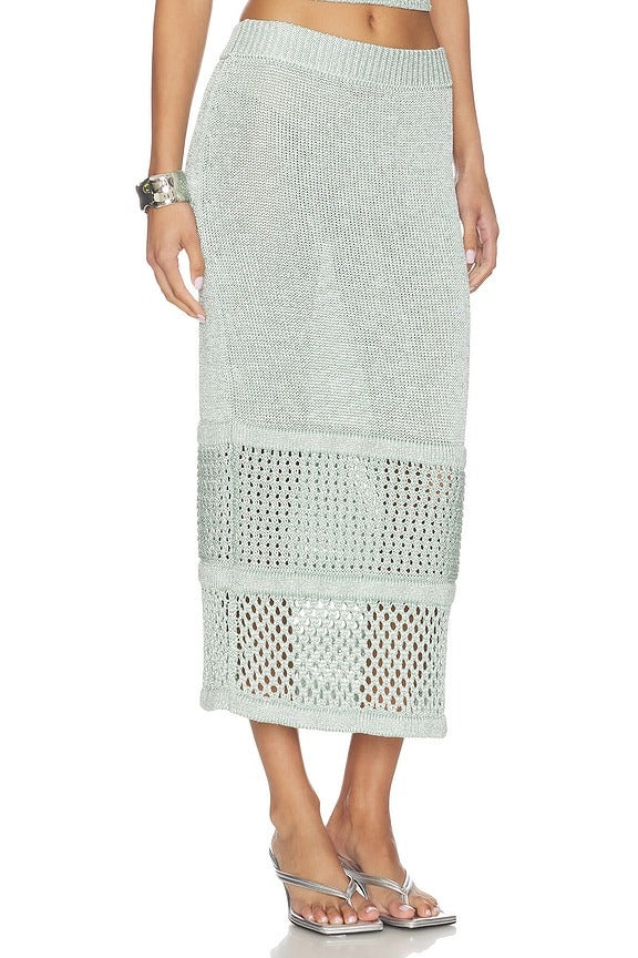 Ruby Skirt in Misty Jade