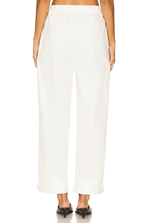 Cuff Trousers in White