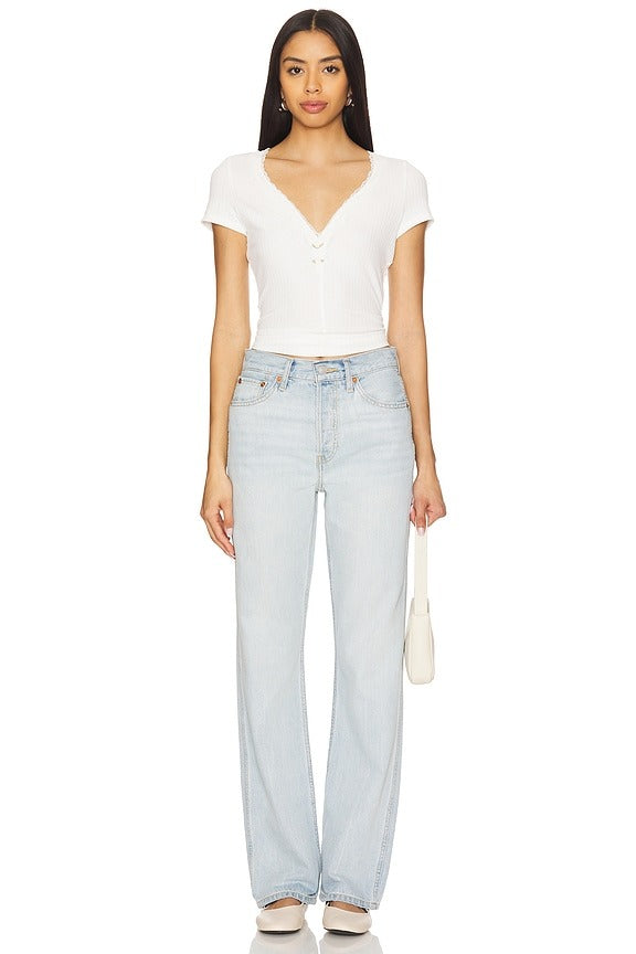 Aranelle Top in Eggshell