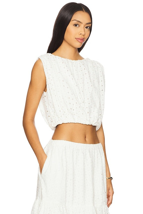 Nalley Top in White
