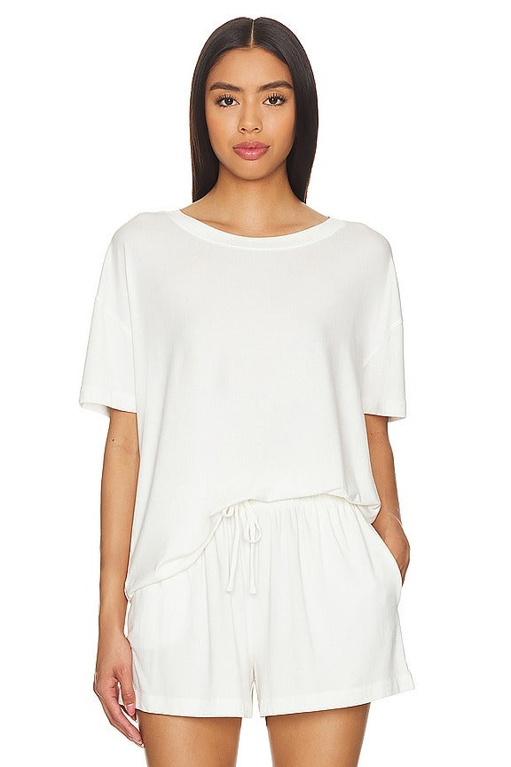 Gisele Everyday T Shirt in Ivory