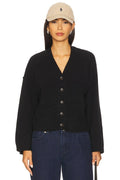 Cool Of The Night Cardi in Black