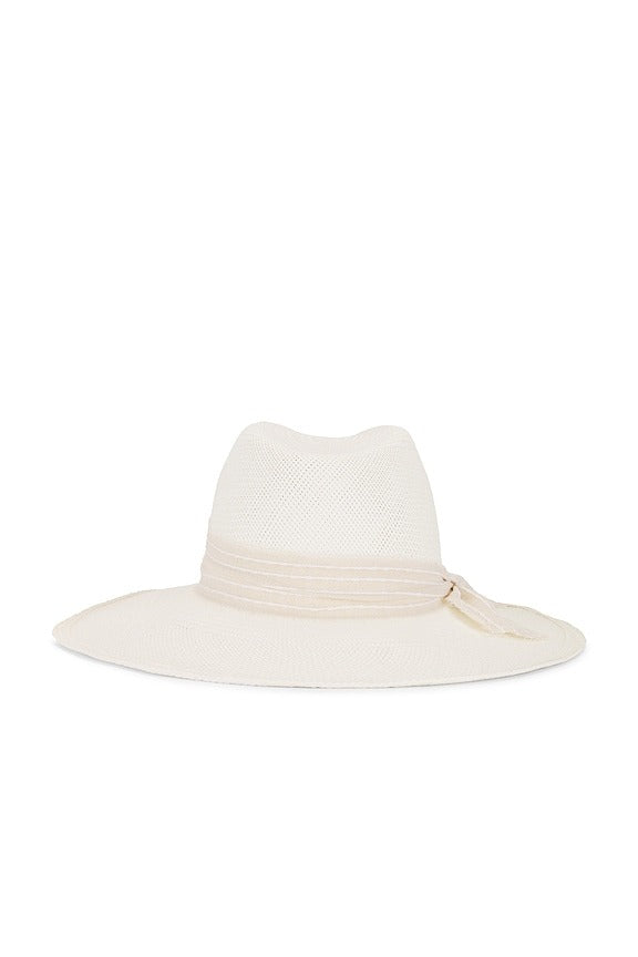 Michele Panama Hat in Bleach & Tan