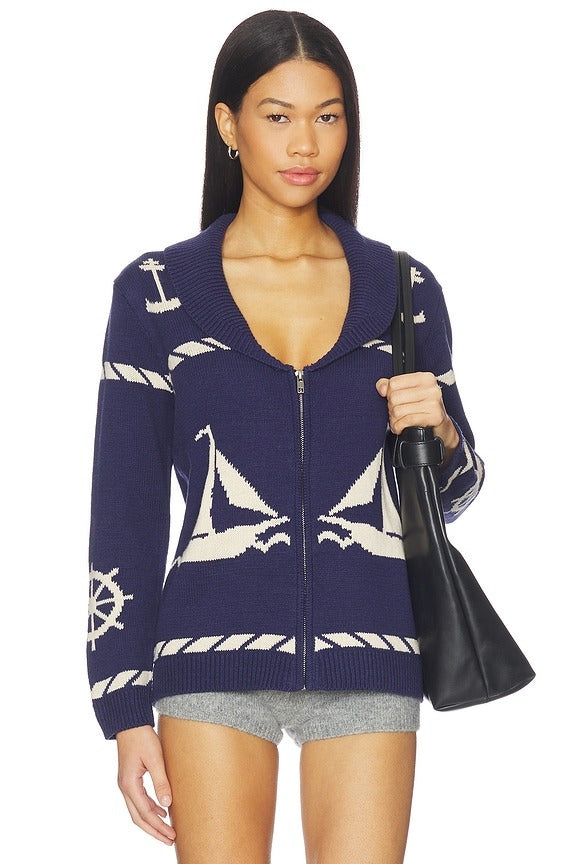 Trixie Cardigan in Navy