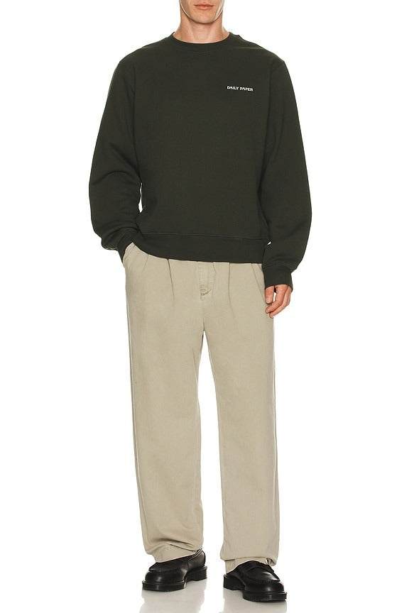 Matchstick Shield Sweatshirt in Rosin Green
