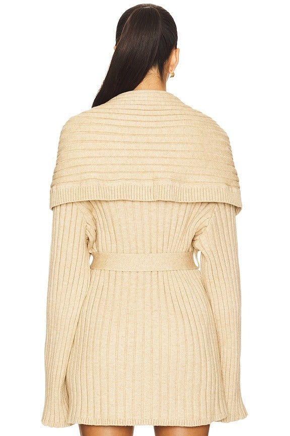 x REVOLVE Tullia Slouchy Cardigan in Taupe