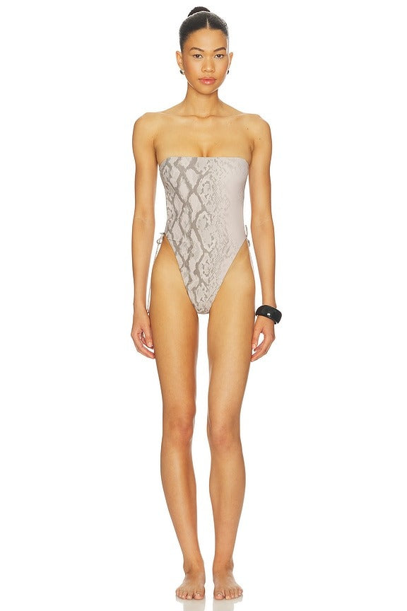 The Sabine One Piece in Sand Snake