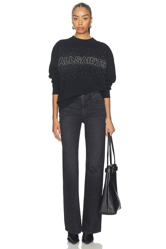 Sprinkle Etta Sweatshirt in Black