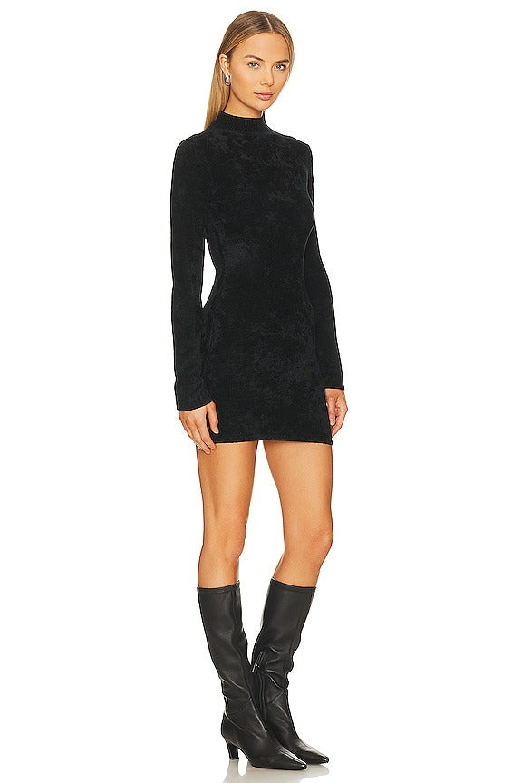 x REVOLVE Laurice Turtleneck Dress in Black