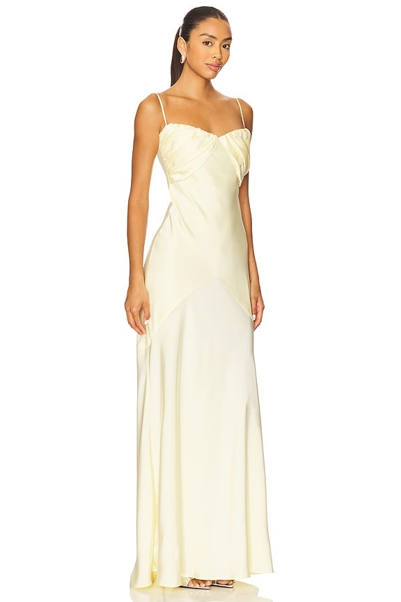 Janae Gown in Yellow