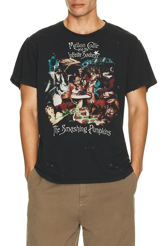 Smashing Pumpkins Tee in Coal