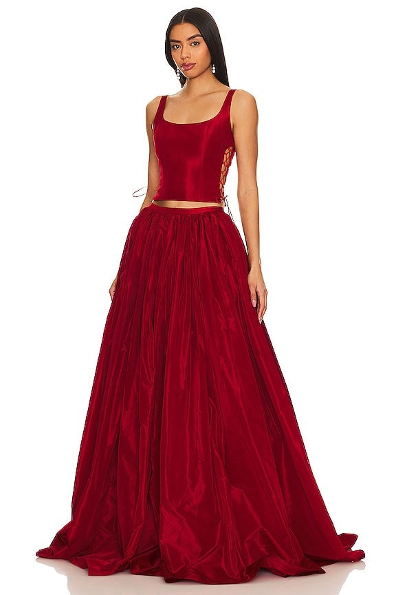 Devon Skirt in Red