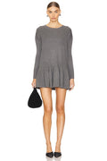 Time On My Side Mini Dress in Dark Grey