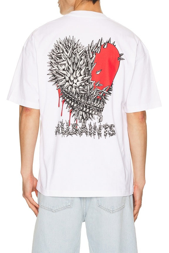 Chaste Crew Tee in Optic White