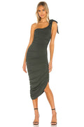 Montreal Dress in Moss Green