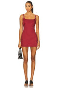 Marcie Mini Dress in Cherry